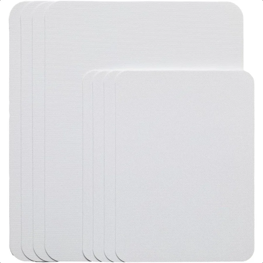 

Cutting Board Set 8Pack White Flexible Cutting Mats 4 Large 11.5 x 15 in 4 Small 8 x 11 in Flexible Boards for Kitchen Vegetabl