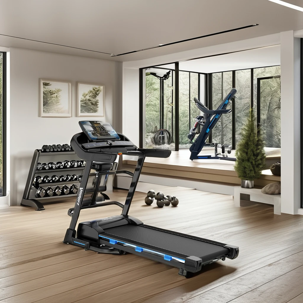 

Полукоммерческая беговая машина Lijiujia Автоматическая система заправки Компактная простая установка ЖК-экран Электрическое вождение