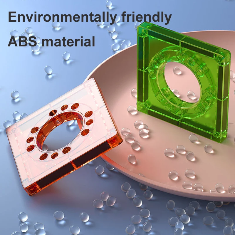 اللبنات المغناطيسية البلاط المغناطيسي الرخام تشغيل سباق المسار كتل نموذج البناء مجموعة ألعاب المغناطيس التعليمية للأطفال #4