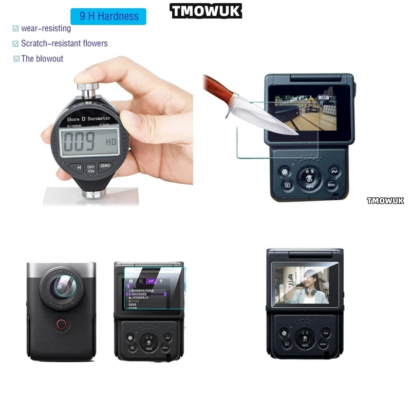 

For Canon Powershot V10, Durable Anti-Glare Screen Cover, Ideal For Outdoor Vlogging.