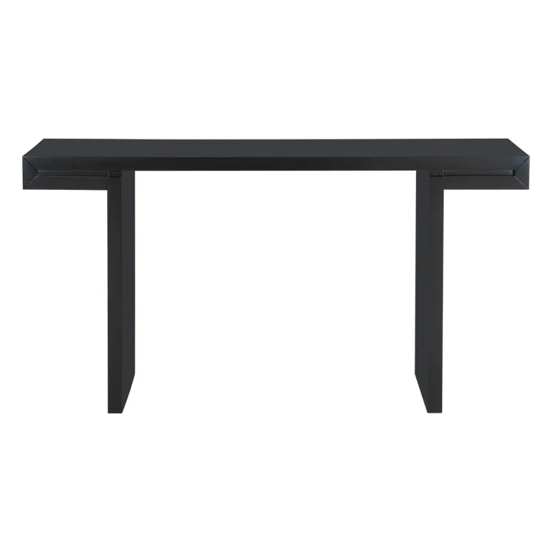 Black Modern Console Table for Entryway Living Room Narrow Sofa Table Simple Style Home Decor Furniture