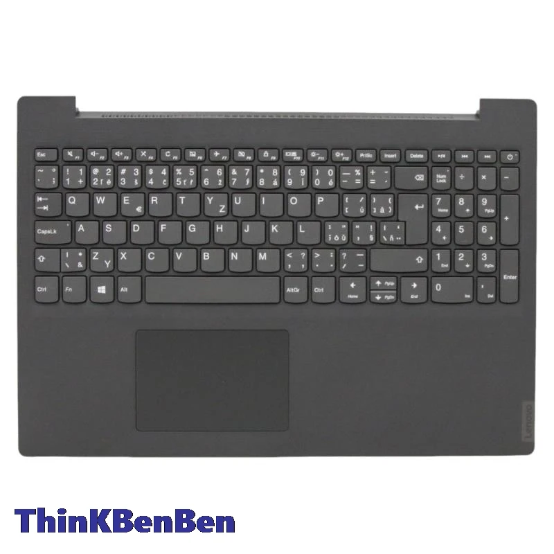 

CZ Czech Iron Gray Keyboard Upper Case Palmrest Shell Cover For Lenovo V140 15 15IWL V155 API 5CB0U42656