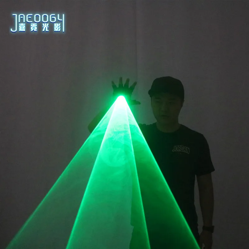 Automatic Rotating Laser Gloves, Luminous Props, Stage Performance, Halloween, Christmas Party, Street Dance, Green, Red