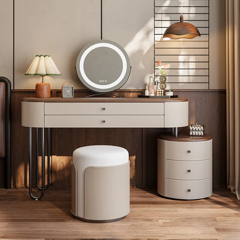 

Living Room Bedroom Vanity Table Makeup Mirror Luxury Storage Dressing Table Cosmetics Women Mesa De Maquillaje Home Furniture