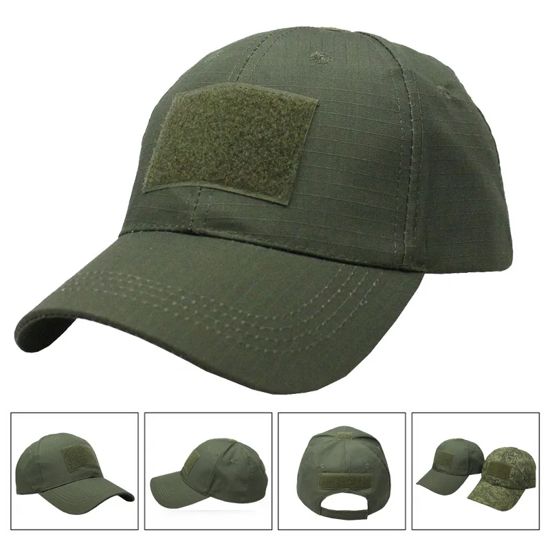 Adjustable Military Fan Outdoor Camouflage Baseball Cap Special Force Tactical Camouflage Cap Sports Sunshade Fishing Simple Cap