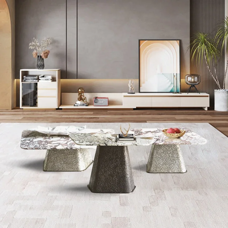 

X Italian Sofa Side Table Modern Designer Creative Small Coffee Table Model Room Small Square Table Living Room Corner