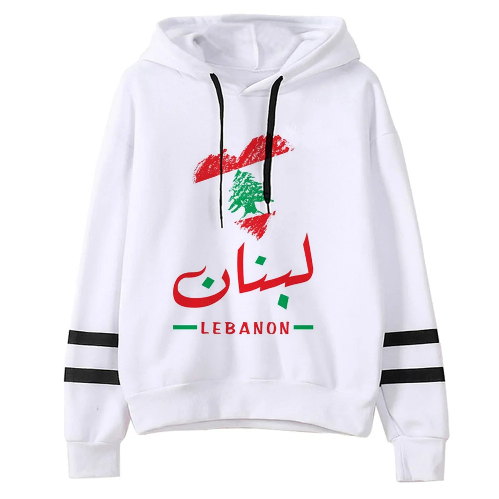 Lebanon hoodie streetwear Y2K trendy casual wear elegant manga girl tracksuits pullover Japanese winter