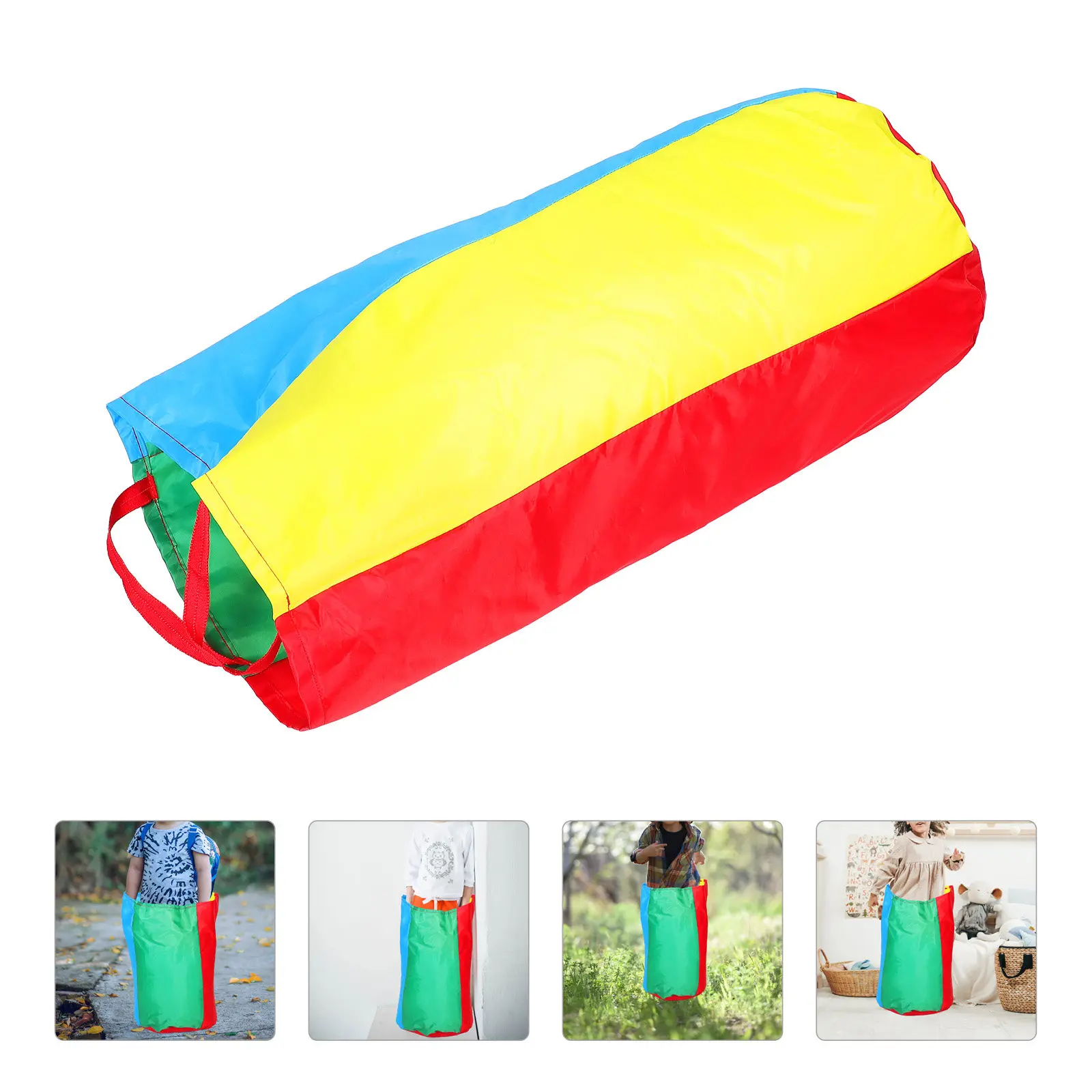 Children Jump Sack Sensory Training Tool Preschool Game Sack for Motor Skills Cognitive Development Kids Outdoor Jump Bag Family