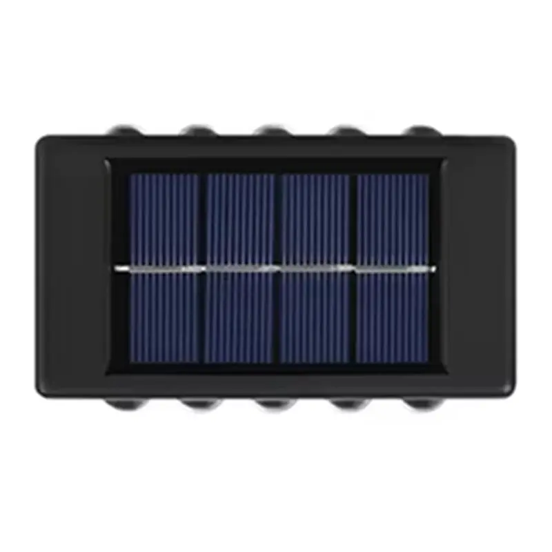AA81-10X Solar Outdoor Wall Light Waterproof Garden Decor Lights Up Down Light Wall External Wall Washer Solar Lamp
