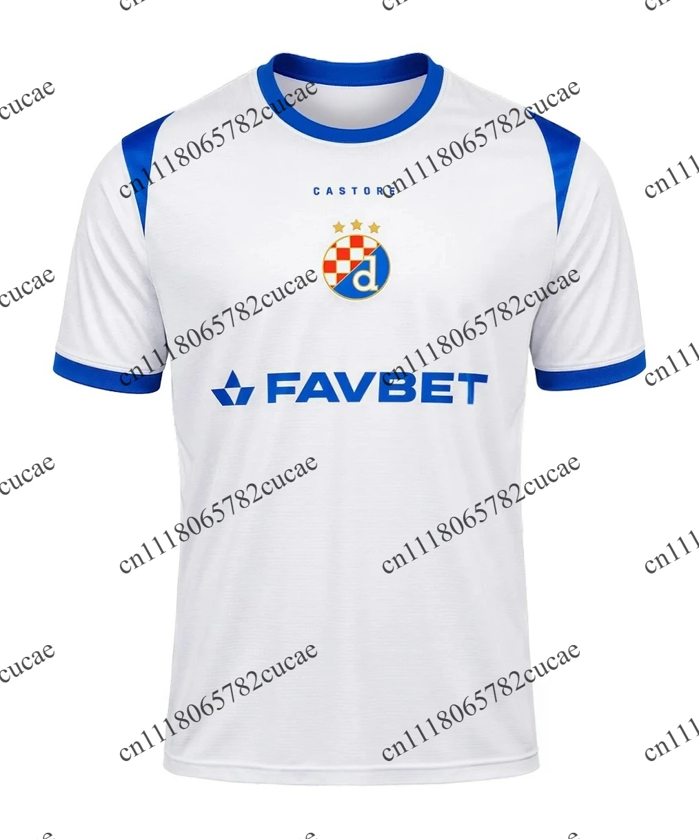2026/27 New Men's Dinamo Zagreb Competition Jersey 3D Print Y2K Quick Drying Sports Shirt for Daily and Training Wear T-shirt
