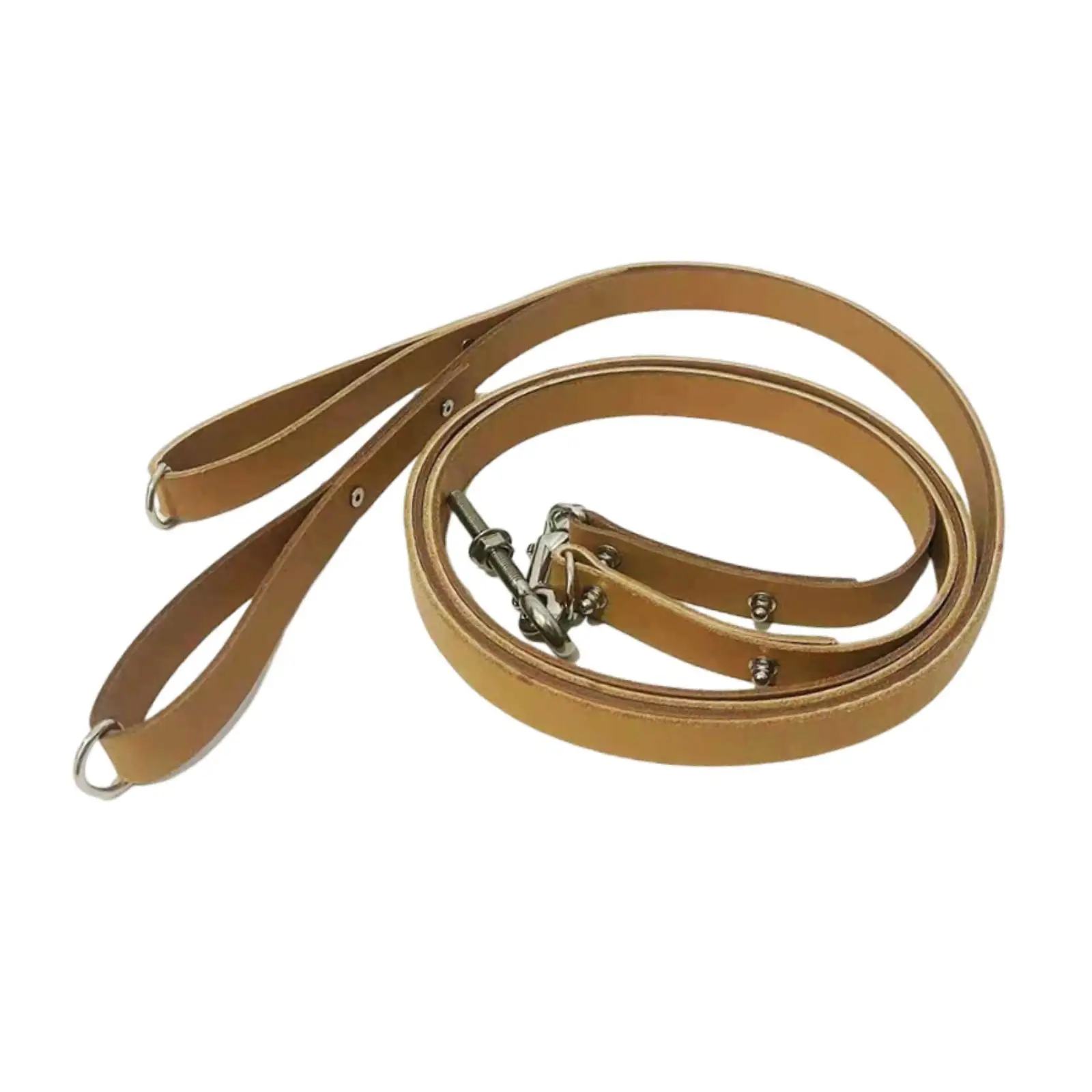 

Pilates Strap Elastic Band PU Leather Gym Accessory for Core Bed Pilates Reformer and Yoga Stretching Workouts