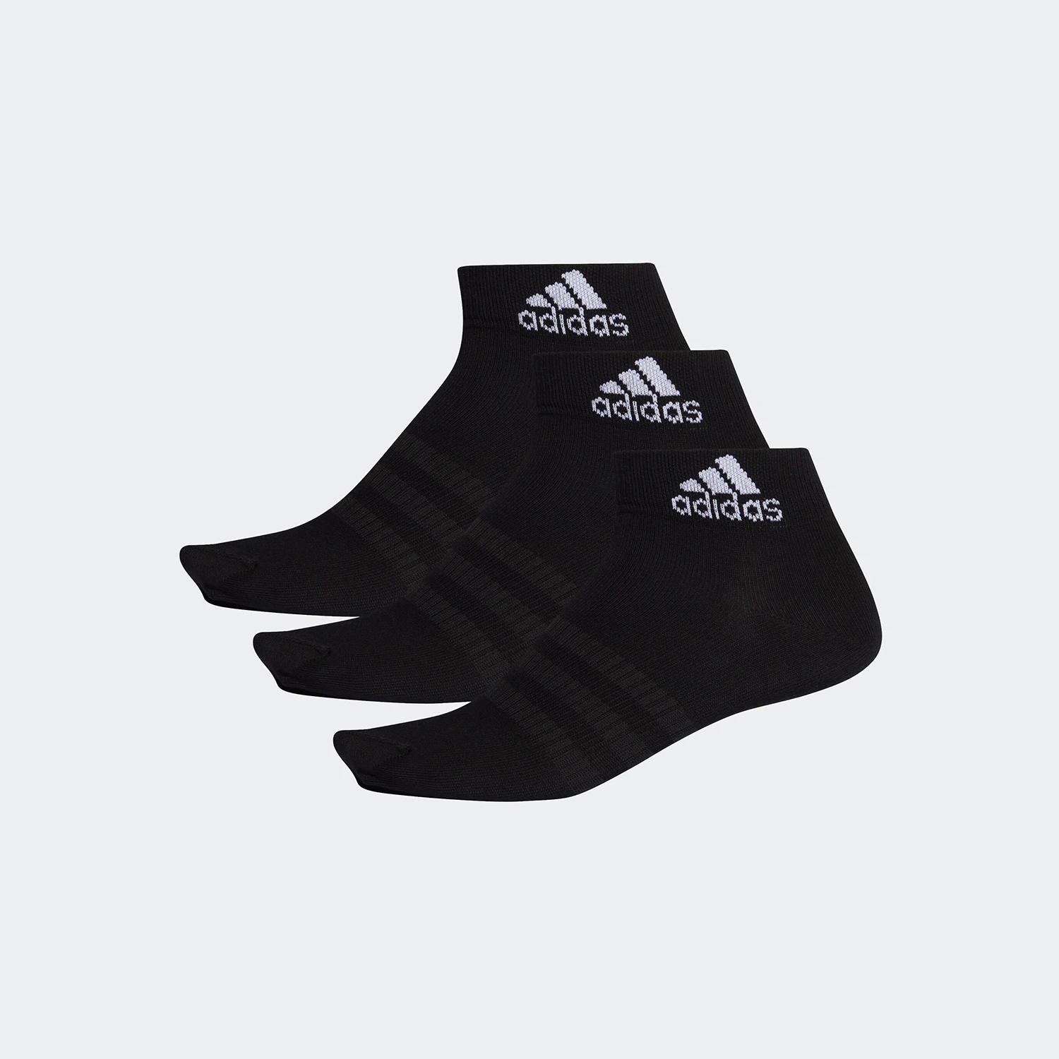 

Adidas Originals Mens and Womens Sweat Absorbing Breathable Sports Ankle Socks Three Pack DZ9436