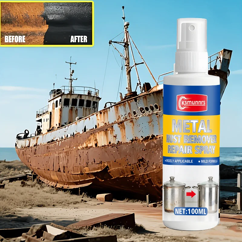 Powerful Rust-Removing Spray, Protecting Wheel Hubs And Brake Drums, Suitable for Rust Layers on Household Metal Surfaces, Kitc