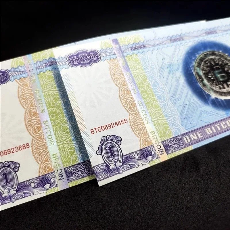 1 عملة تذكارية بيتكوين مع الأوراق النقدية القابلة للجمع – هدية تحت عنوان المشفر لمحبي التكنولوجيا والمستثمرين #4
