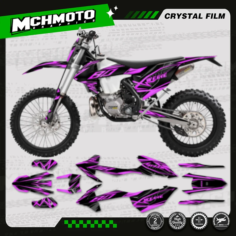 

MCHMFG Full Graphics Decal Stickers For KTM EXC EXC-F 2017 2018 2019 SX SXF 2016 2017 2018 125 250 300 350 450 -010