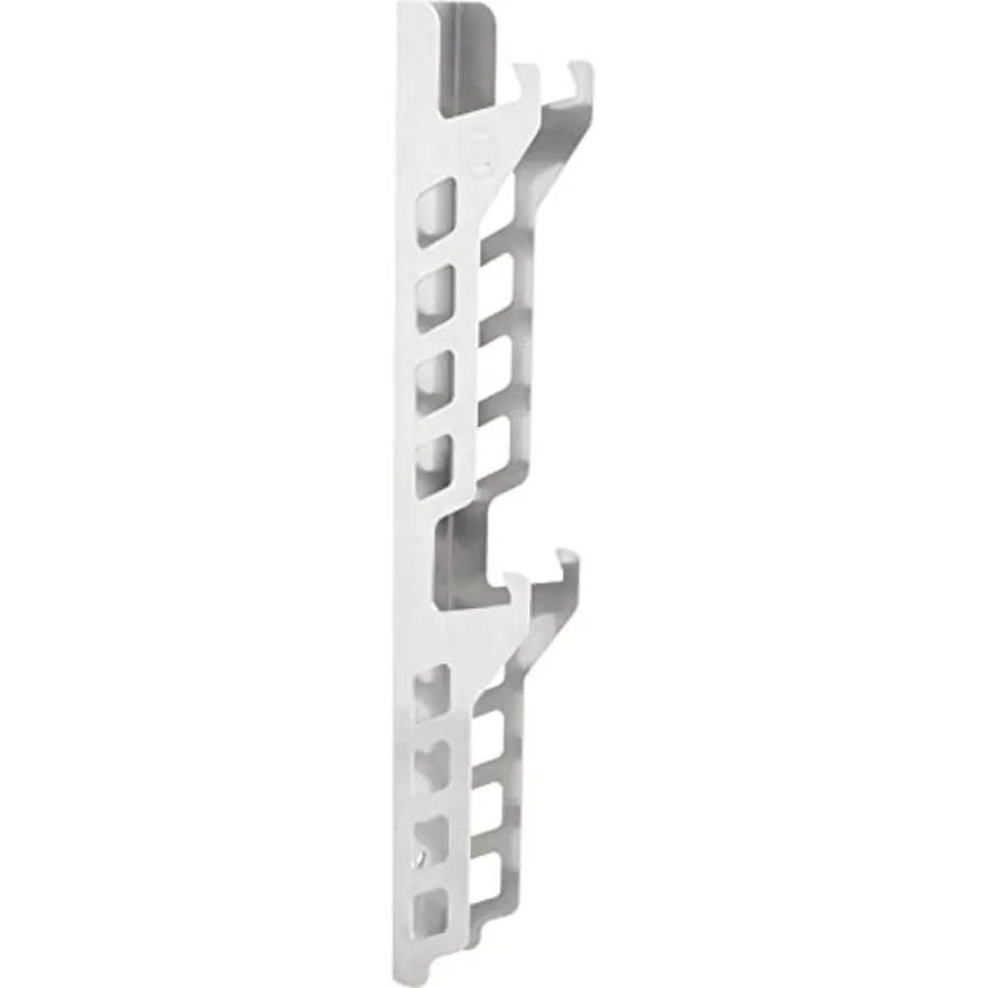 

Heavy-Duty Jack Stand Wall Mount Rack - Holds 2-12 Ton, Aluminum/Steel, Vertical Storage for Shop/Garage, Laser Cut, Press Bent,