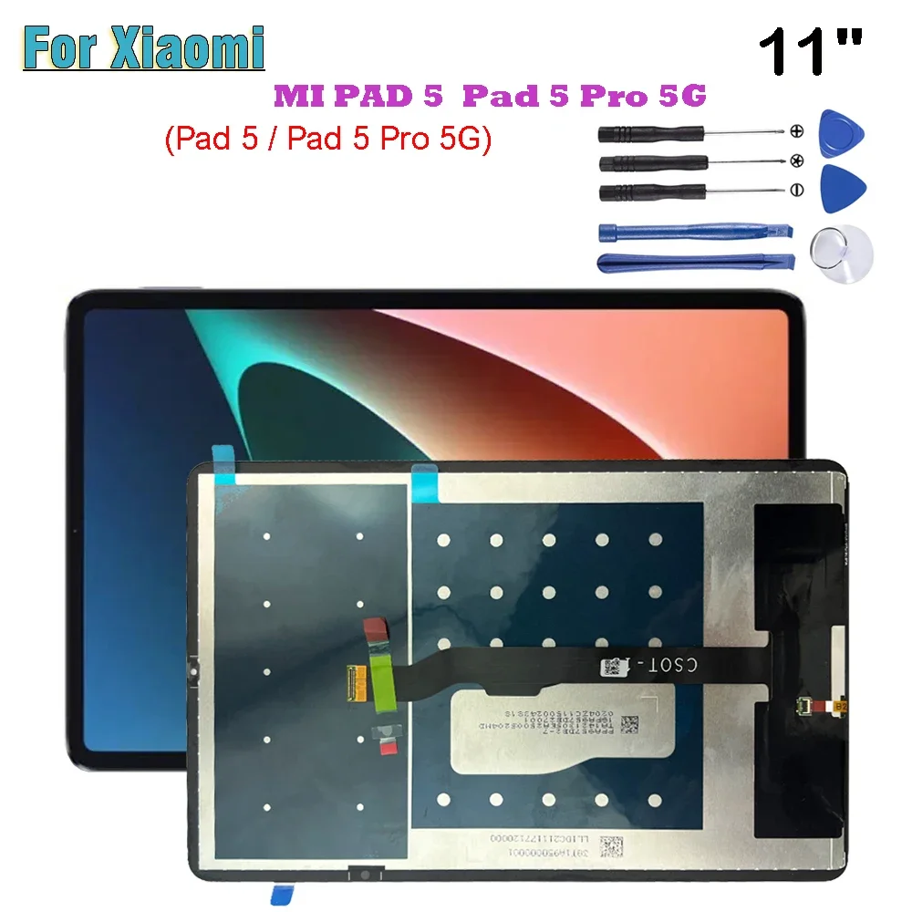 

11.0" NEW For Xiaomi Pad 5 / Pad 5 Pro Wifi / 5G XIAOMI MI PAD 5 11" LCD Display Touch Screen Digitizer Glass Assembly