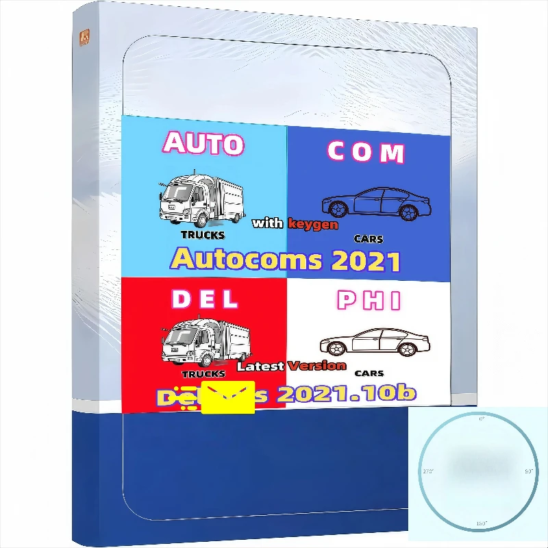 Herramienta de Diagnóstico Bluetooth OBD2 DEP 2021.10b y Autocoms 2021.11 de Última Generación 2026 – Multi-idioma y Guía en Video para Codificación Fácil de Automóviles