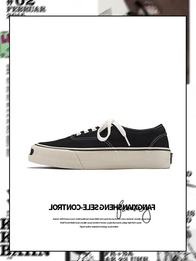 

Fang San Huo Men's Casual oes Breathable Canvas Thi Bot Retro Sle Spring Summer Seasonal Increase Height Board oes