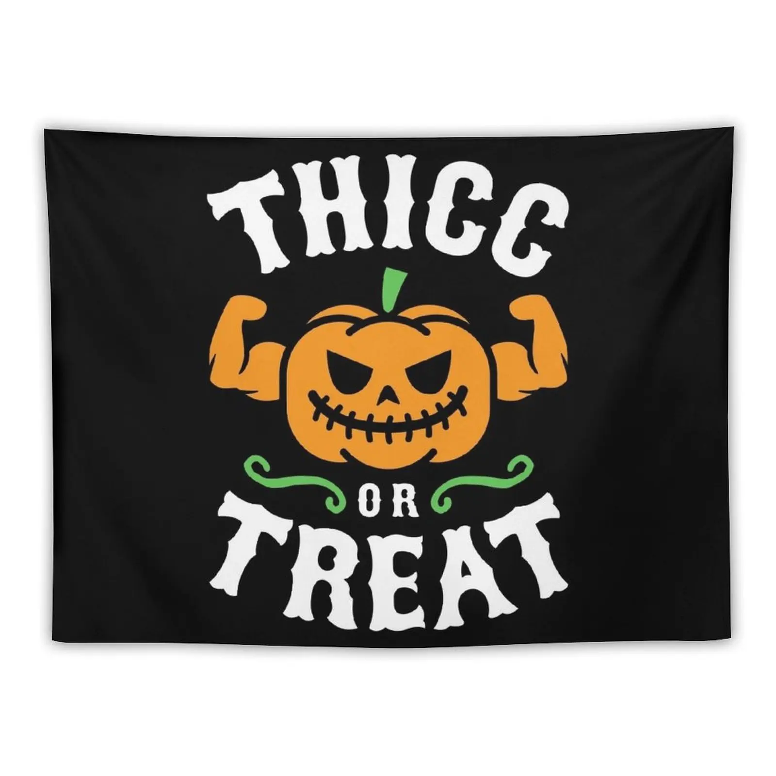 Thicc Or Treat Tapestry Wall Tapestries Home Decor Accessories Tapestry