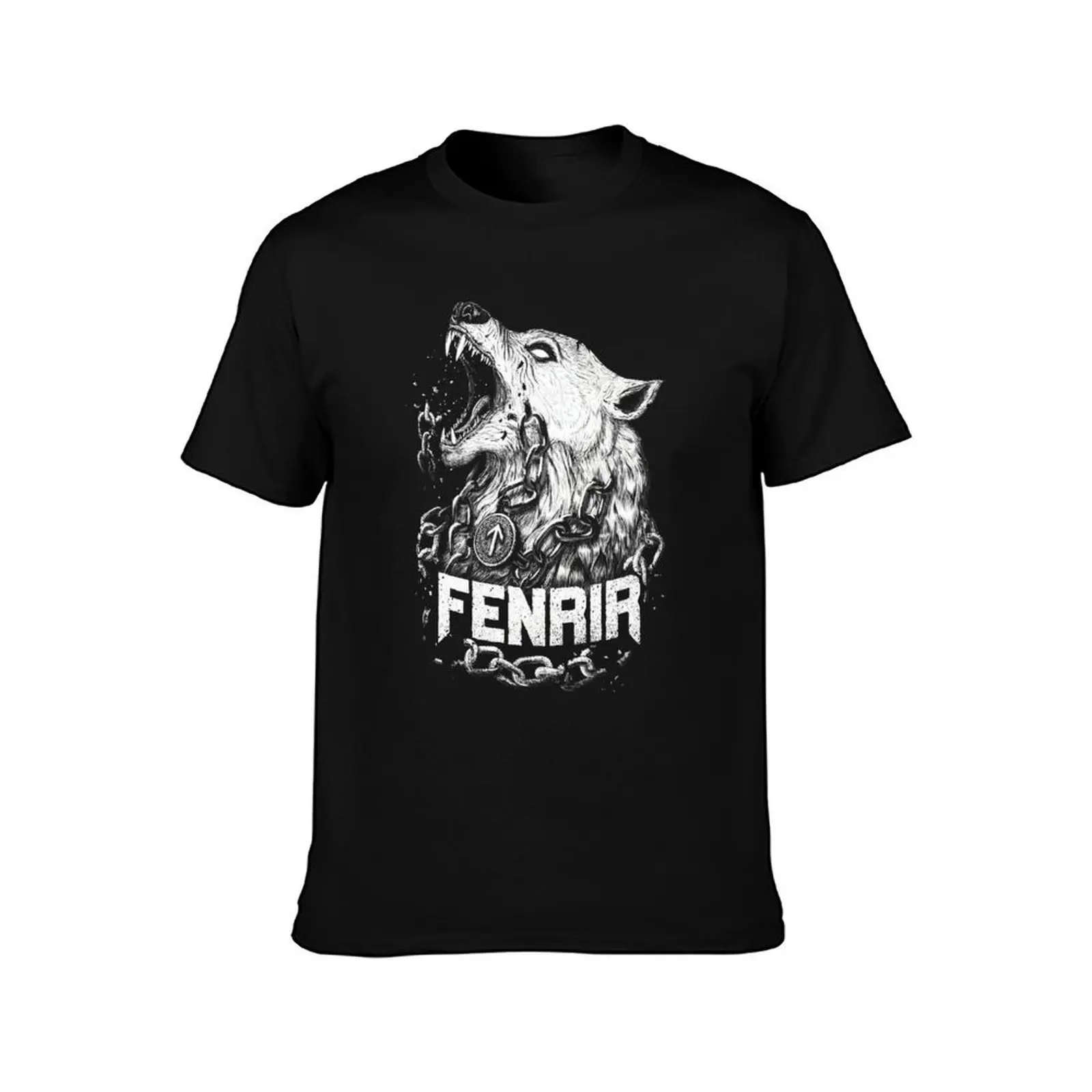 Fenrir Wolf Shirt And Hoodie - Norse Mythology Creature T-Shirt Comfort Stretch Tee Shirt
