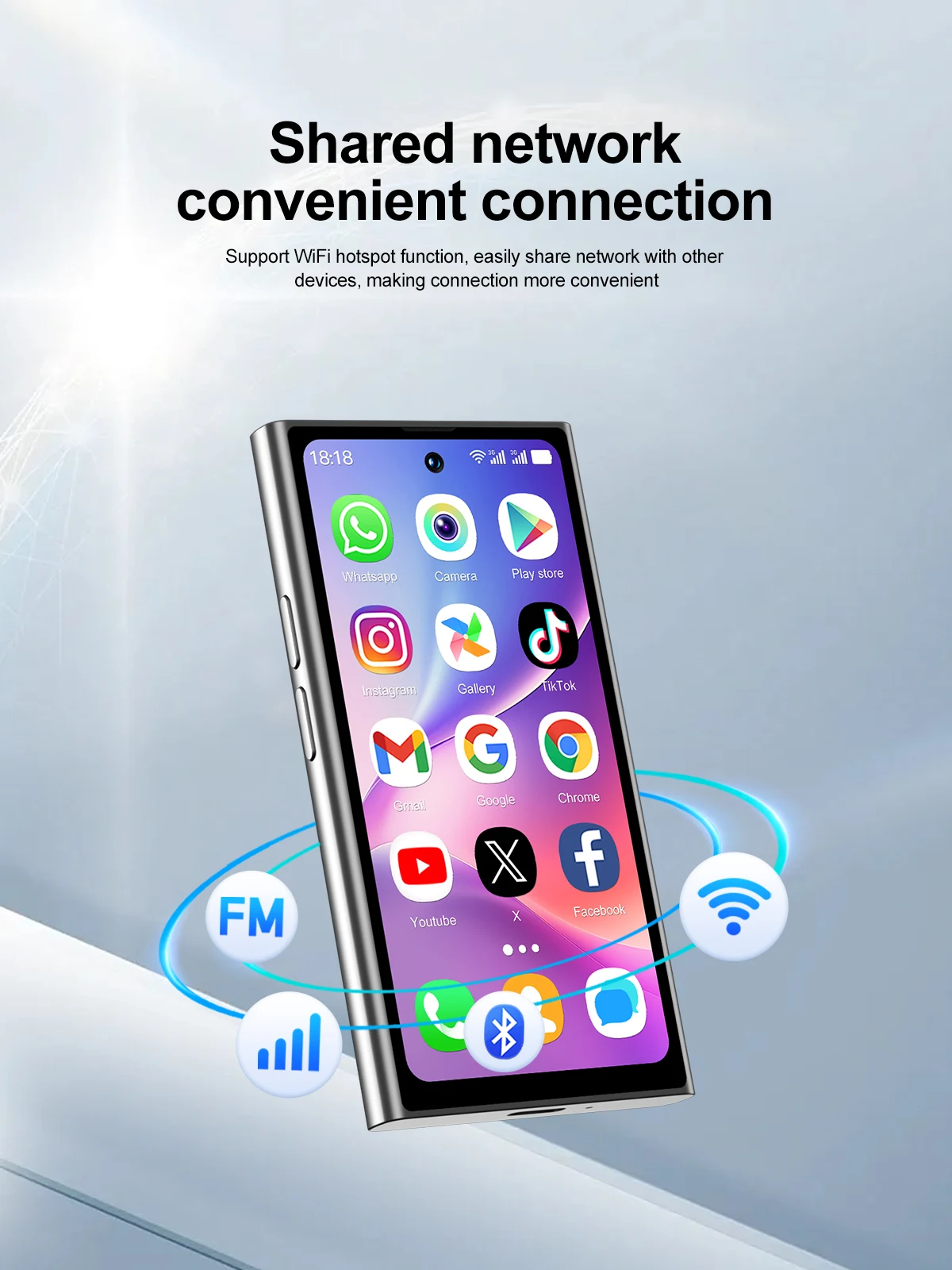 SERVO S27 MINI Android OS Mini Smartphone 4G LTE 16GB/64GB ROM Play Store WiFi Face Unlock 2 SIM 4.0" Pocket Small Smart Phones
