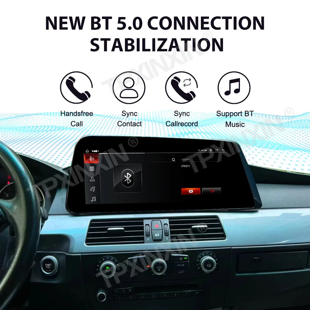 

Knife Edge Screen 12.3" Car Radio For BMW E60 2003-2012 Car Multimedia Video Player Stereo Auto GPS Navigation Carplay CCC CIC