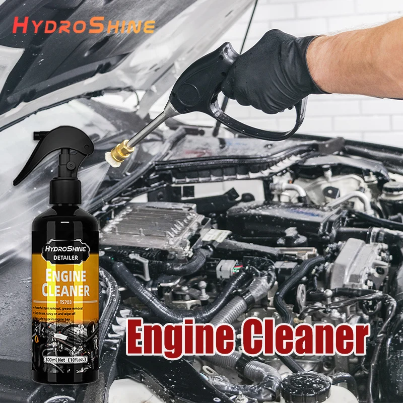 Engine Cleaner Removes Spilled Engine Oil, Coolant, Hydraulic Oil, Turn Signal Fluid or Diesel From Engine Bay - Vehicle