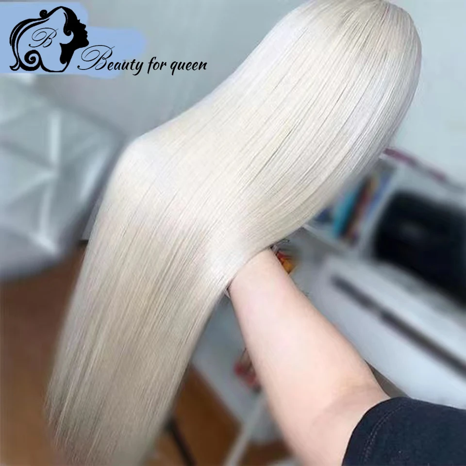 شقراء 13x4 الدانتيل أمامي كامل 613 180% كثافة خصلات الشعر المستعار الإنسان 100% جودة الشعر البشري يرتديها بينما التسوق مناسبة جدًا