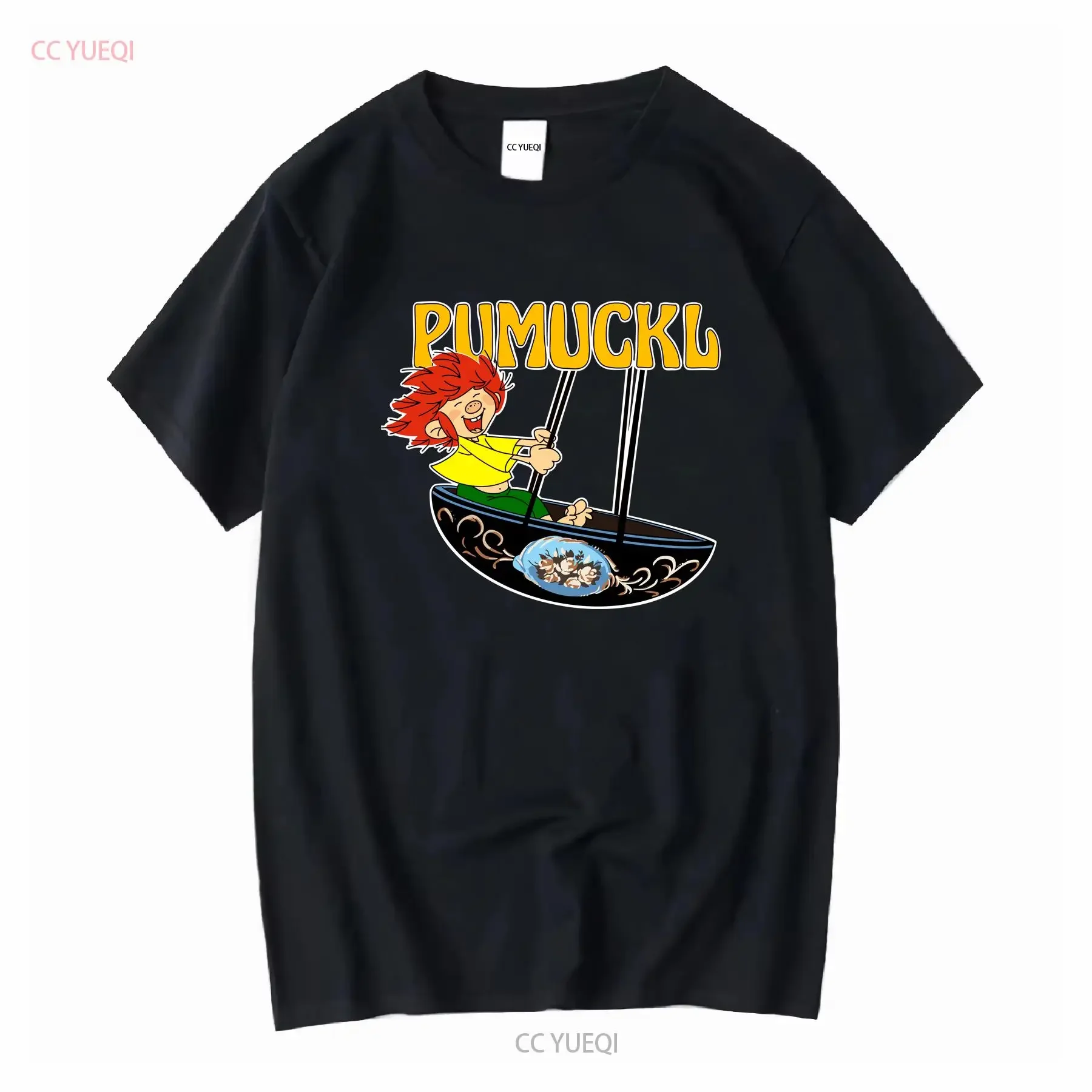NWT Pumuckl swing Funny Fictional Character T Shirt long or short sleeves vintage Washed Stretched Stylish fashion Slightly
