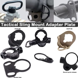 Tactical Butterfly Strap Ring ASAP Strap Buckle RSA GBB QD Quick Release Single Double Point Outdoor Strap Ring Hunting