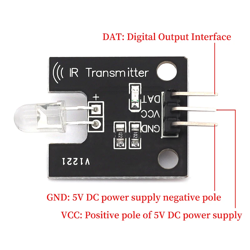 38KHz IR Receiver Module Digital Signal Output Arduino Compatible Electronic Building Block