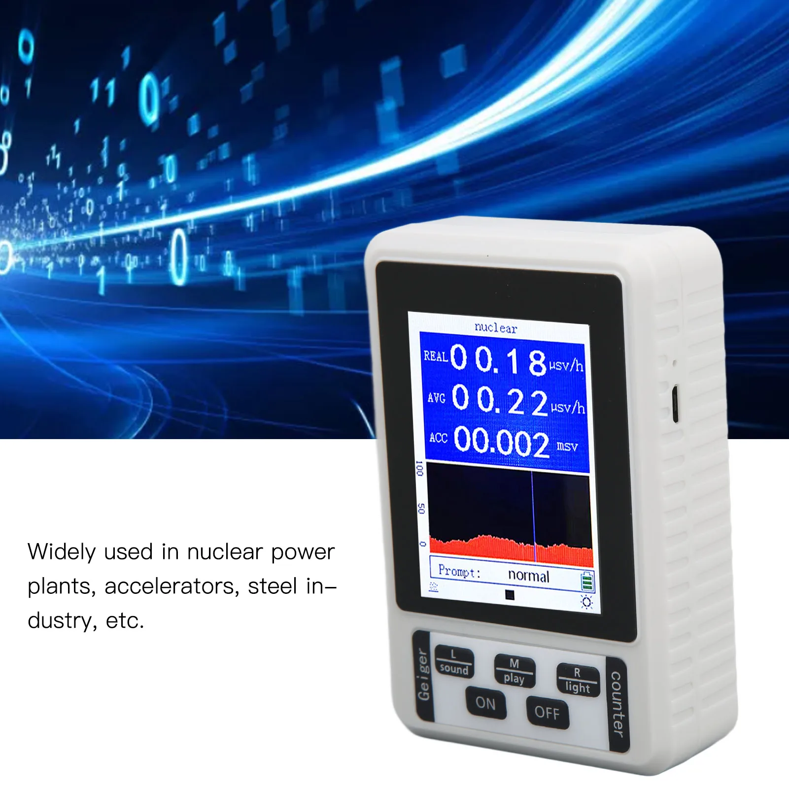 核放射線検出器 ガイガーカウンター 核放射線検出器 ガイガーカウンター X β γ 線テスター 放射線量警報器