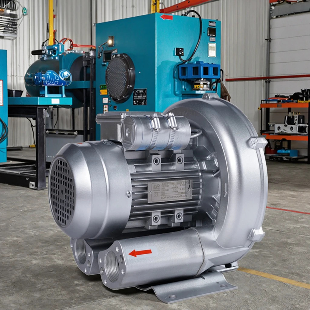 

800w Single Stage Biofloc Industrial High Pressure air 1hp Ring Blower