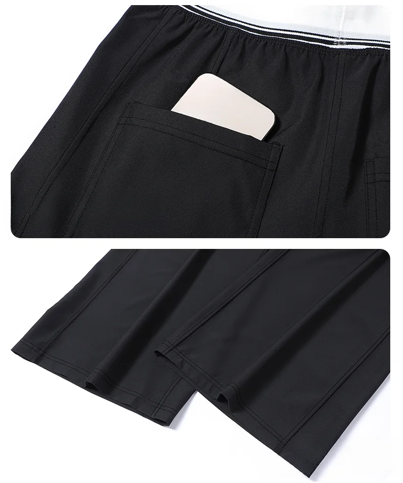 High-Waist Wide Leg Pants for Women, Quick-Dry Loose Fit for Training and Casual Summer Wear — detail 5