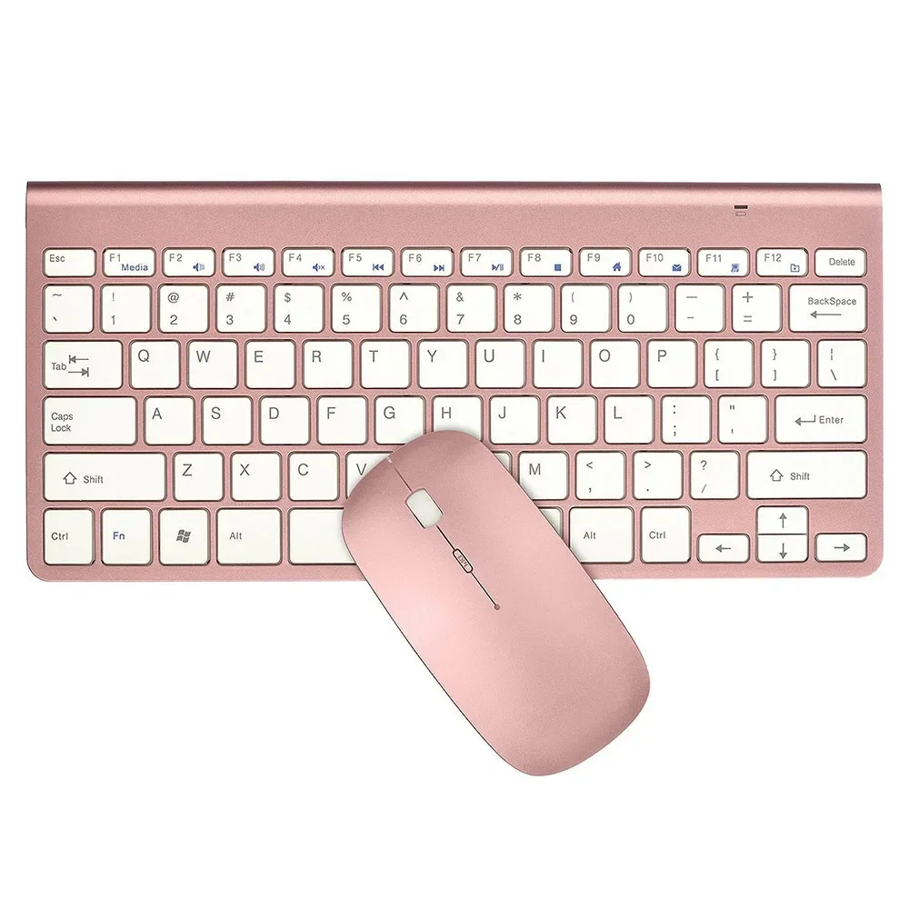 Hot Sale 2.4G Mini Keyboard Mouse Set for Portable Keyboard Mac Notebook Laptop Box Office Supplies Wireless Keyboard and Mouse