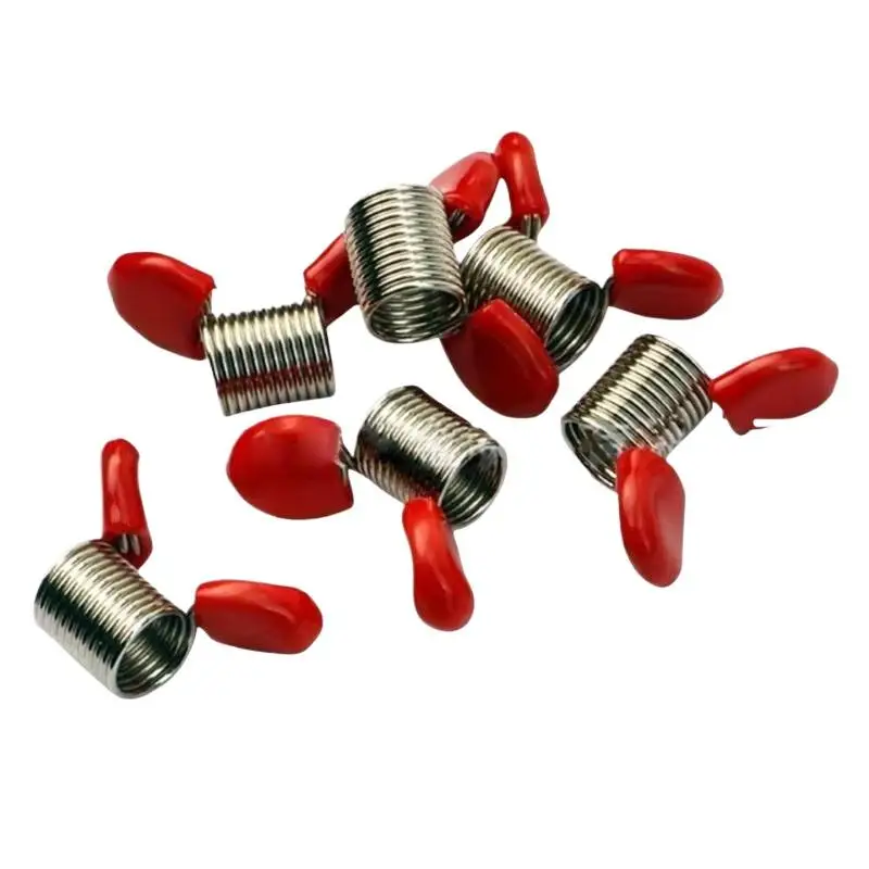 4 Stück Perlenstopper mit Federclip, kreatives Werkzeug zum Verarbeiten von Perlen und Drahtenden, Schmuckherstellungswerkzeug, DIY-Armband- und Halskettenwerkzeug für handgefertigten Schmuck. – Detail 7