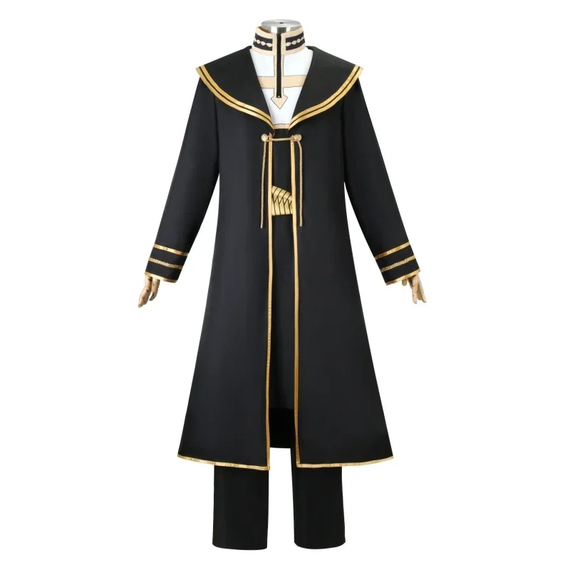 Anime Freeze At The Funeral Heiter Cosplay Costume Sousou No Freeze Top Pants Cloak Outfits Priest Halloween Costumes for Men