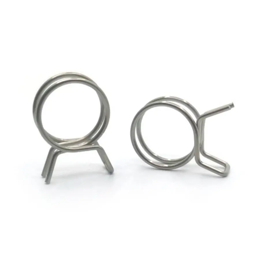 Colliers de serrage pour tuyaux en acier inoxydable, clips à ressort pour tubes, tuyaux de conduite de carburant, accessoires de quincaillerie,