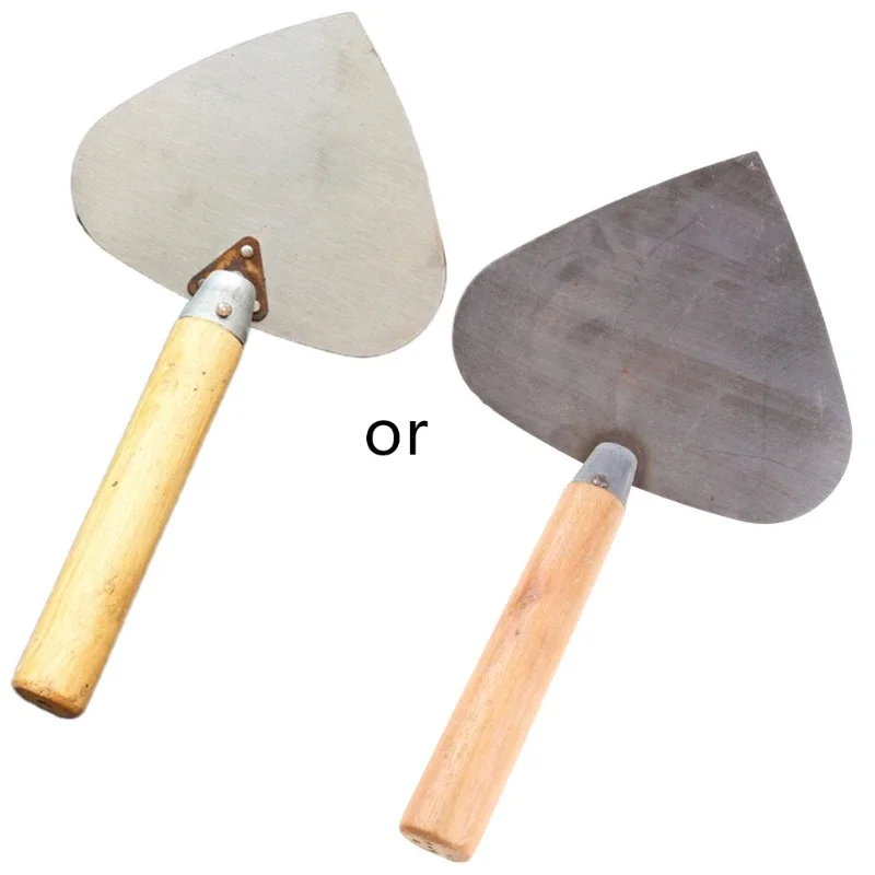 

Manganese Steel Heart Shaped Round Shovel Plastering Trowel Great for Wall Floor Plastering Troweling Home Masonry Tools