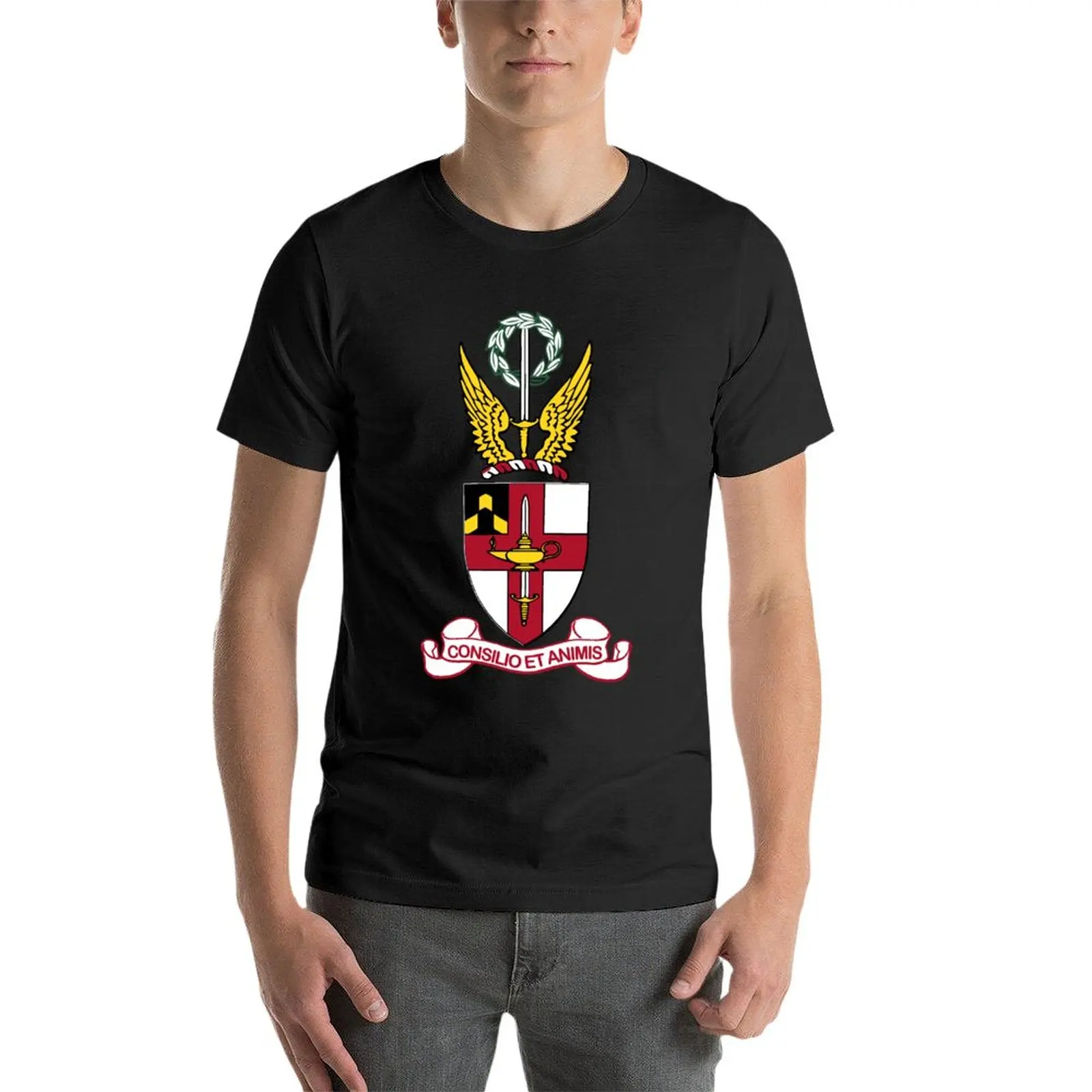 Camiseta del Instituto Militar de los Estados Unidos para niños, camisa con estampado de animales, talla grande