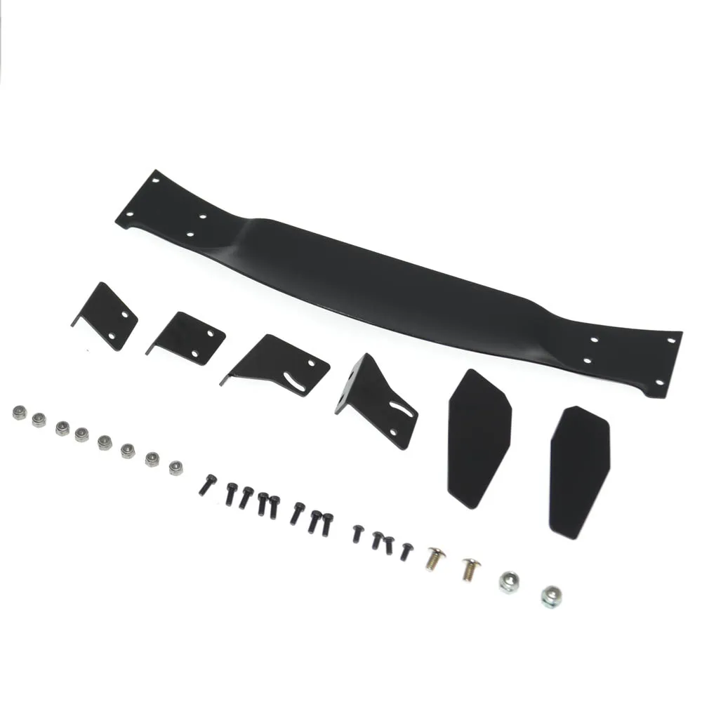 Aluminium Alloy Wing Set Body Rear Spoiler for Tamiya TT01 TT02 HSP 1:10 on Road Racing Drift Vehicle