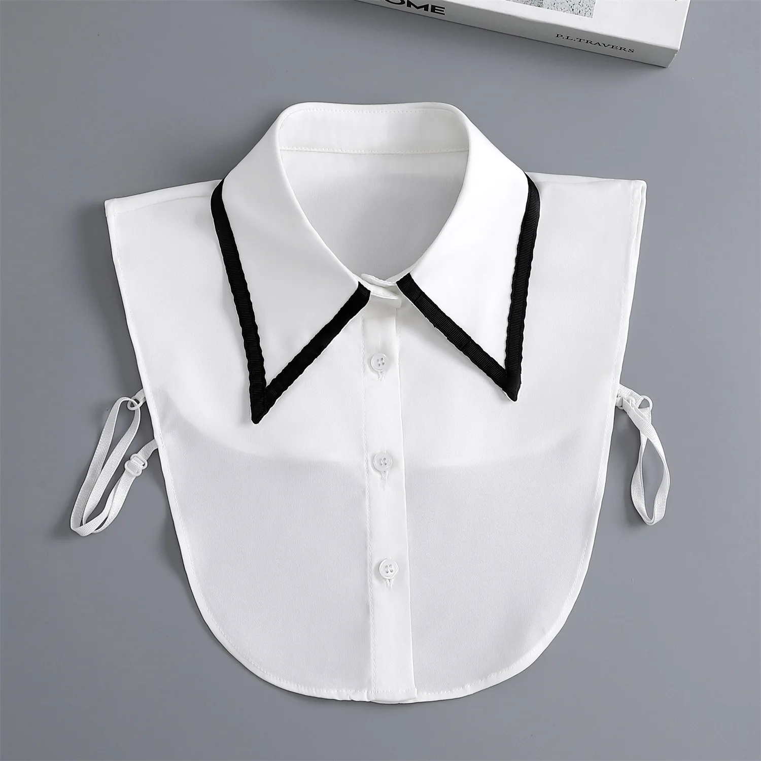 New Lapel Fake Collar Vintage Detachable Shirt Collar for Women Blouse Sweater False Collar Lapel Top Neckwear Ties Accesory