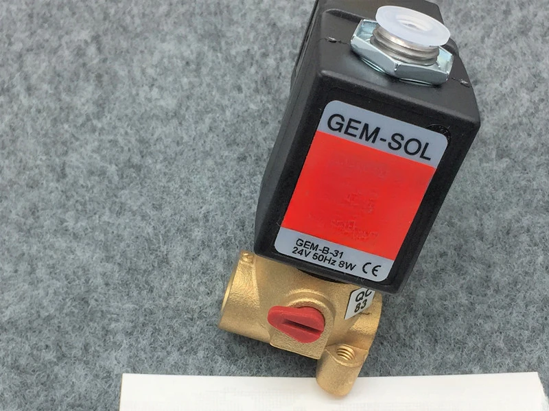 GEM-B-31 24V 50HZ 8W Original Three-way Solenoid Valve 1/8