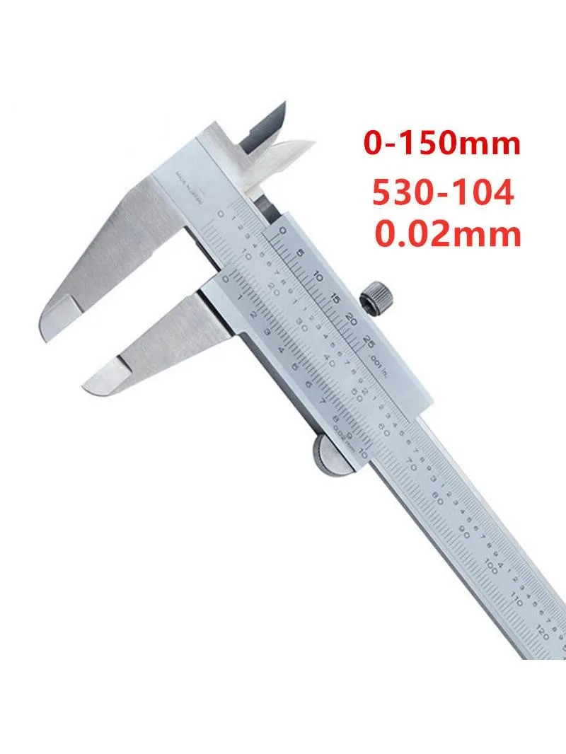 Suwmiarka CNC 530-104 0-150mm 300mm Stal Nierdzewna Wewnętrzne Zewnętrzne Pomiar Głębinowy Stopniowany Pomiar Metryczny 6 cali Zakres 0-200mm — zdjęcie 2