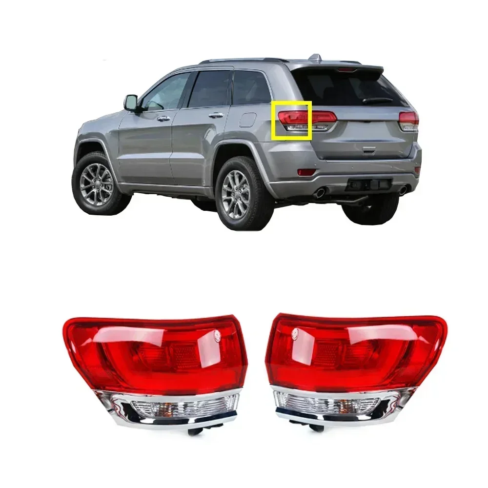 

1 Piece Led Rear Outside Taillight for Jeep Grand Cherokee 2014-2016 Rear Lamp for Grand Cherokee Rear Stopn Warning Lamp L or R