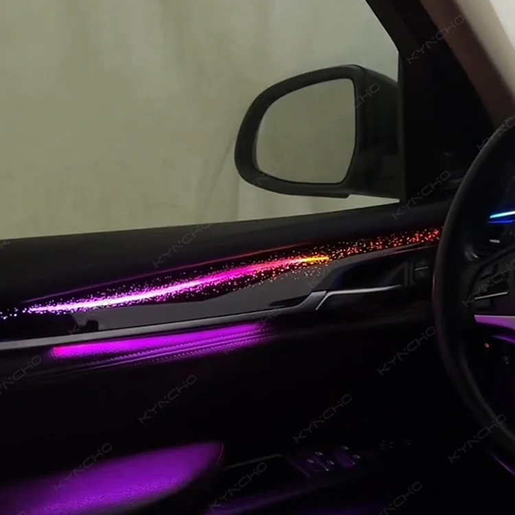 64 Colors LED Car Ambient Light Kit For for BMW X5 F15 Dream color RGB Bluetooth App Control Symphony Auto Interior Lighting