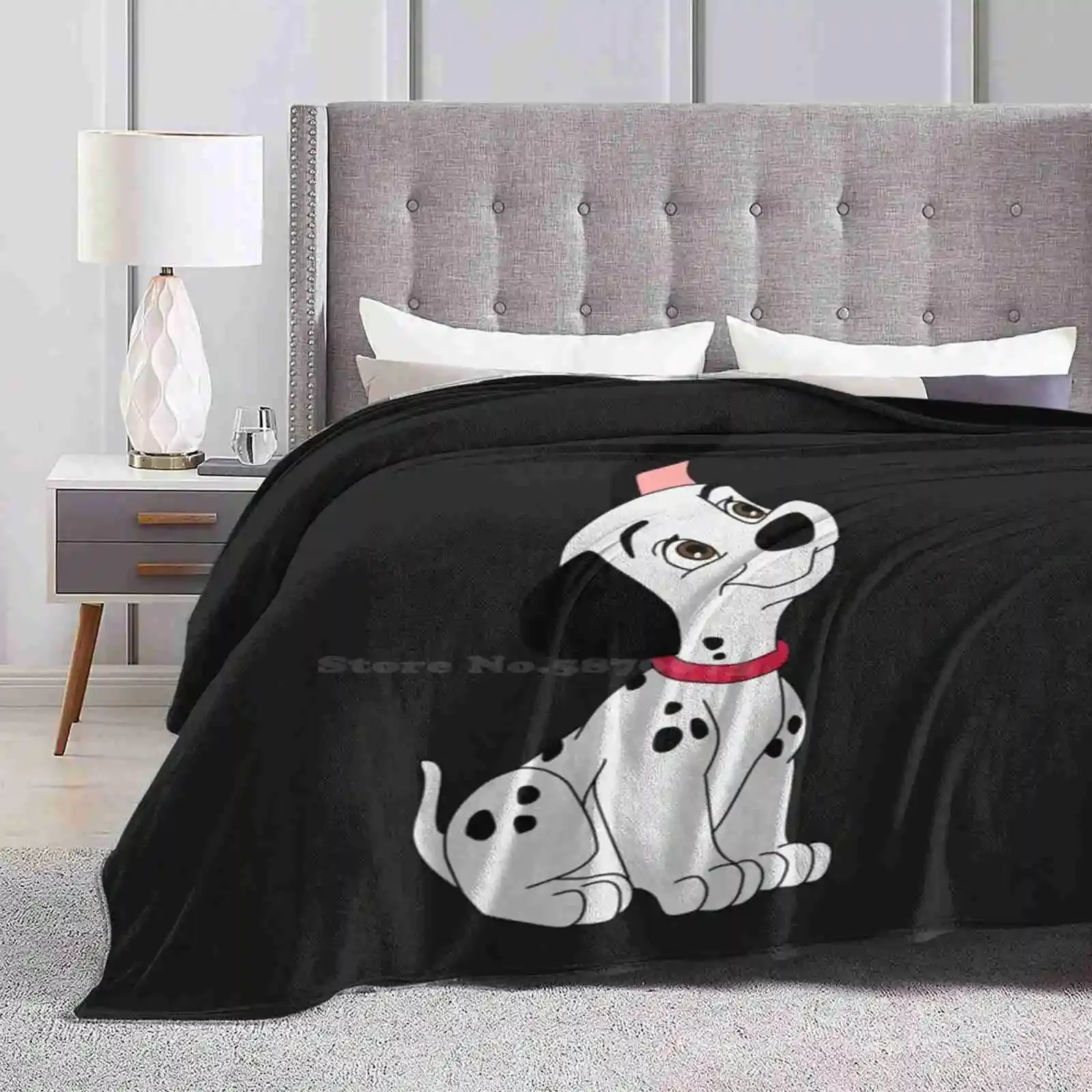 101 Dalmatians Creative Design Comfortable Warm Flannel Blanket 101 Dalmatians Villains Ursula 101 Dalmations Evil Queen Black