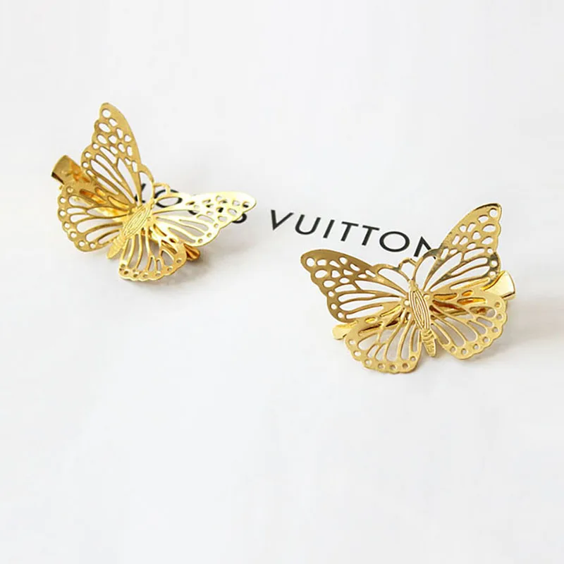 1 Máy Tính Rỗng Bướm Tóc Retro Cưới Cô Dâu Barette Kẹp Tóc Cho Bé Gái Mũ Đội Đầu Kẹp Tóc Phụ Kiện Tóc Tạo Kiểu Tóc