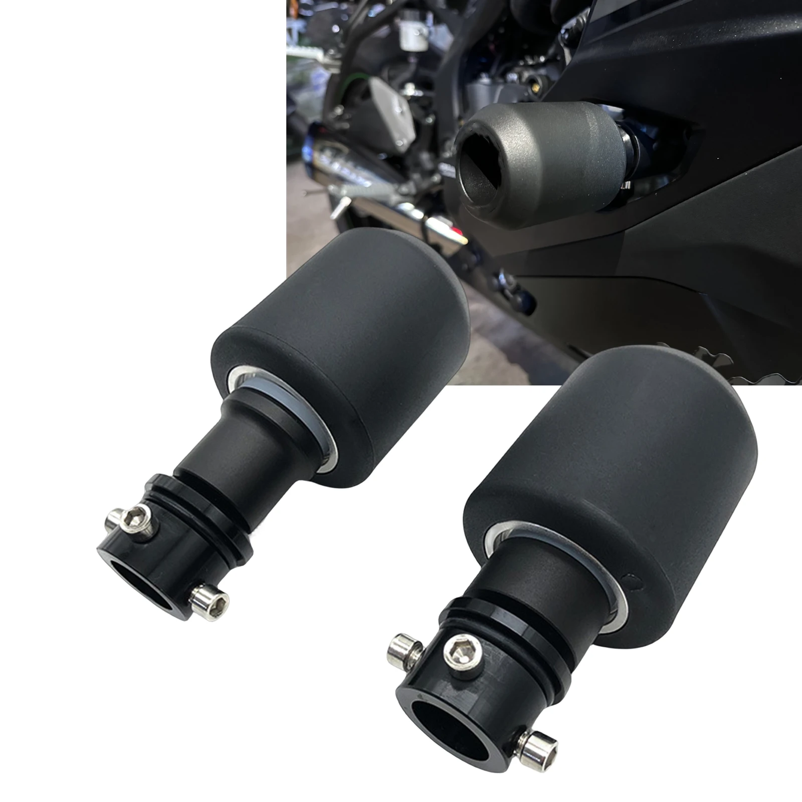 

Motorcycle Body Bumper Frame Sliders Crash Anti-Fall Protector For Kawasaki ZX25R ZX4R 2022+